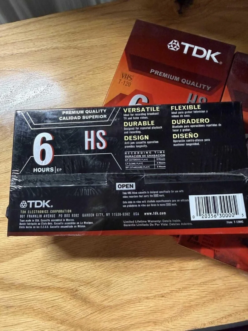 Three NEW SEALED VHS Tapes